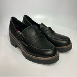 Blondo  Dulce waterproof lug sole loafers black‎ leather size 8.5 Photo 3