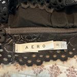 Aeropostale NWOT Aero Lace Padded Convertible Racerback Bralette Dark Grey Photo 6