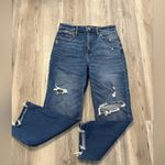 Abercrombie & Fitch  Ankle Straight Ultra High rise Jeans Relaxed Fit Photo 0