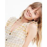 Madewell  Ruffle Button-Front Tank in Ombré Gingham Photo 1