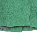 CAbi Wool Blazer Jacket Size 8 Green Kelly Boucle Photo 4