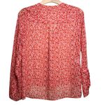 Derek Lam  10 Crosby Sheer Poppy Speckle Blouse Photo 8