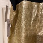 Chelsea28 NWT Nordstrom gold sequin contrast cami, size small Photo 6