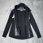 Anthropologie Pure & Good Jacket Womens Small Gray White Jacquard Good Tara Photo 3