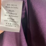 Coldwater Creek XL Silk Blend Jacket Vertical Striped Purple Orange Red Photo 7