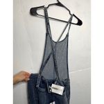 Z Supply NEW  Knit Denim Overalls Womens Size Small Indigo Photo 2