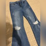 REWASH  Blue Distressed Flare Jeans Photo 2