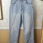 Reformation Cynthia Button Fly High-Rise Straight Jeans in Tahoe - Size - 26 Photo 0