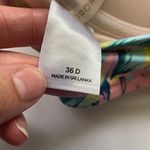 Shade & Shore pink palm padded push-up bikini top, size 36D Photo 4