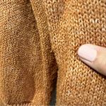 Aerie  Earthy Warm Rust Mock Neck Sweater size medium Photo 5