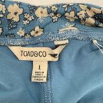 Toad & Co Seleena Skort Size Large Skirt Blue Floral Lined Shorts Outdoors Gorp Photo 2