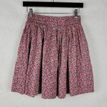 PINK - Victoria's Secret Victoria's Secret PINK Womens Skirt Size S Pink Floral A-Line Flare Mini Pockets Photo 3
