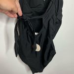 Pinkblush NWT  maternity swimsuit black size small Photo 3