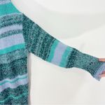 Free People Candy Stripe Tunic Knit Sweater in Waterfalls Combo Size Small Photo 7