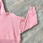 Forever 21 NWOT  pink cropped hoodie sweater size S. Photo 1