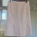 United Colors Of Benetton Tweed A-Line Skirt (EU 40 / US 8) wool silk Photo 0