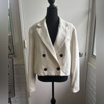 Maeve  Cropped Double Breasted Blazer large workwear glamorous power‎ holiday Photo 2