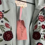 Evy’s Tree NWT Women’s Anne-Marie Embroidered Hoodie in Dusty Blue Size Small Photo 7