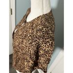 Sag Harbor Shawl, Leopard Print, Brown And Black, Shoulder Pads, Size 14 Photo 2