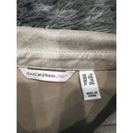 Isaac Mizrahi  Faux Suede Shacket with‎ Perforated Detail - STONE, 1X Photo 5