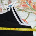 Cynthia Rowley  women's size XS halter tank black white contrast tie close back Photo 3