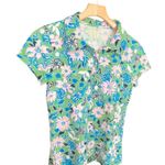 Lilly Pulitzer  Luxletic Frida Scallop Polo Spearmint Golf Till You Drop Photo 4