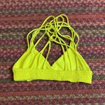 Tori Praver Swimwear YELLOW SMOCKED STRAPPY BACK SWIM TOP Photo 2