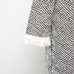 Bruno Manetti. Giacca Open Duster Blazer. Black Size XL Photo 12