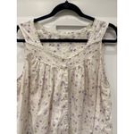 Eileen West Cottagecore Floral Short Ruffled Hem Cotton Gown, L Size L Photo 1