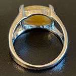 Yellow Aventurine S925 silver ring size 7.5 Photo 3