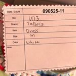 Talbots ‎ Floral Dress White Medium Photo 14