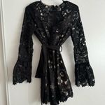 Akira Black  lace romper size medium Photo 0