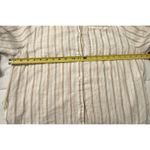 Aerie  Pool to Party Striped Linen Button Down Shirt coverup Relaxed oversized XS Photo 6