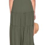 Y2k boho prairie Cottagecore green skirt size small $46 fall long skirt Photo 0