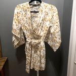 SADIE & SAGE Girl From Ipanema Romper – Taupe Gold – Size Small Tan Photo 3