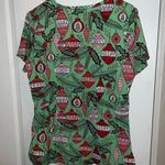 Tafford Xmas Christmas scrub top Yellow Photo 1