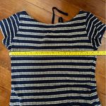 Anthropologie Pilcro and the Letterpress Navy Tie Back Top Size XS Photo 3