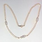 Avon Vintage Gold Tone Dainty Chain & Caged Faux Pearl Boho Necklace Photo 0