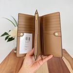 Coach NWT Slim Zip Wallet With Floral Cluster Print Photo 4