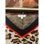 Full Circle Trends NWT Women’s Funky Plus Size Deep V Neck Cheetah Sweater 2XL Photo 2