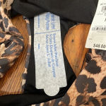 Bar III Beach Cheetah Printed High Rise Shirred sides Bikini Bottoms size M NWT Photo 2