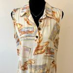 Caribbean Joe Sleeveless Shirtdress Size Large Photo 1