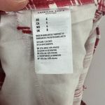 American Eagle American Eagle Shorts Womens 4 Red White Striped Linen Blend Coastal Y2K Indie Photo 5