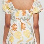 Sabo Skirt Womens Cotton Desert Leaf Printed Puff Sleeve Enga Mini Dress Size XL Photo 1