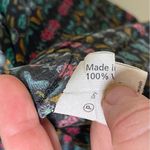 Megan Park teal green pink button front waist adjusted midi dress sz 2 US L Size L Photo 8