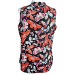 Tommy Hilfiger NWT  butterfly print tie neck top Photo 3