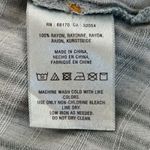 Anthropologie  Holding Horses Button Shirt Womens XS Gray Blue Magnolia Western Photo 3