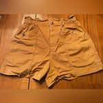 Madewell  High Rise Paperbag Utility Shorts Snap Pockets in‎ Toffee Size Medium Photo 4