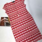 Sharagano Knit Shift Stripes Dress NWOT Photo 6