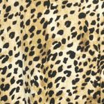 Calvin Klein Shirt Womens 1X Brown Cheetah Print Gold Tone Zipper Career Casual Photo 6